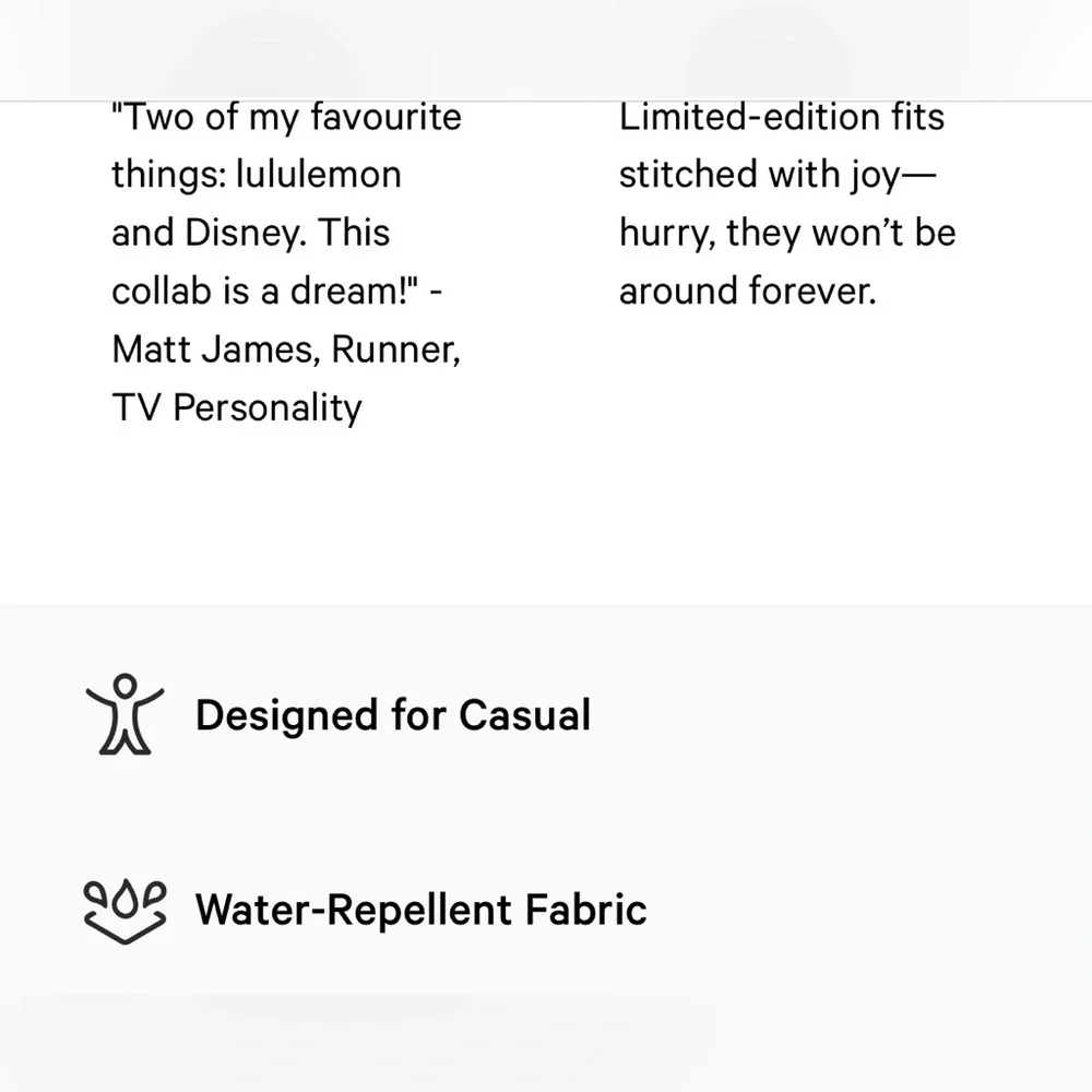 lululemon athletica Black Mickey Mouse Belt Bag - Picture 10 of 12